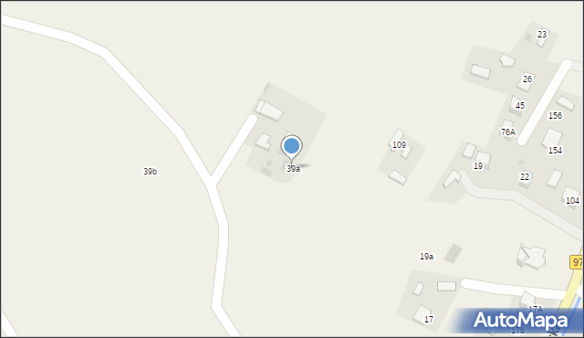 Dąbrówka Tuchowska, Dąbrówka Tuchowska, 39a, mapa Dąbrówka Tuchowska