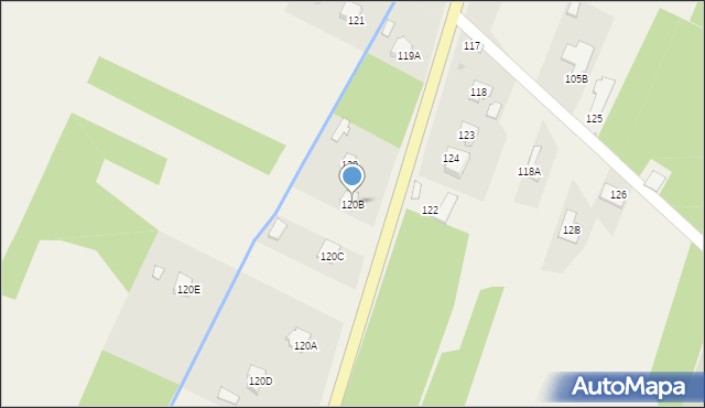 Dąbrówka Warszawska, Dąbrówka Warszawska, 120B, mapa Dąbrówka Warszawska