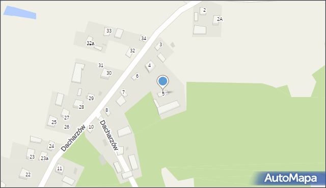 Dacharzów, Dacharzów, 5, mapa Dacharzów