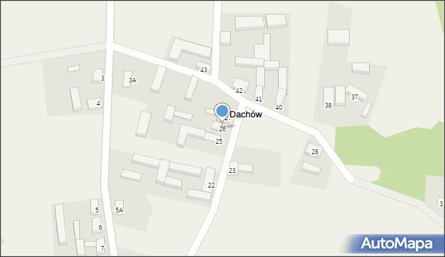 Dachów, Dachów, 26, mapa Dachów