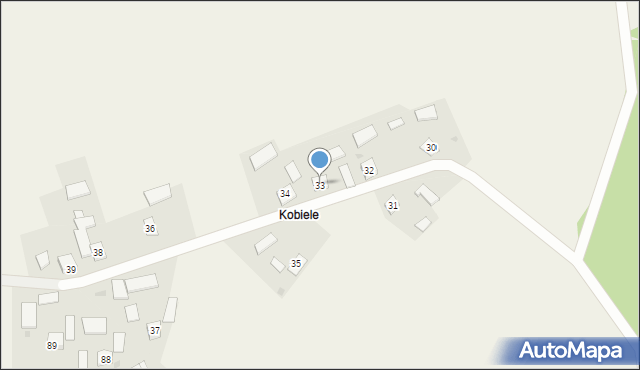 Dalechowice, Dalechowice, 33, mapa Dalechowice