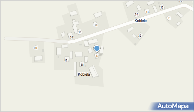 Dalechowice, Dalechowice, 37, mapa Dalechowice