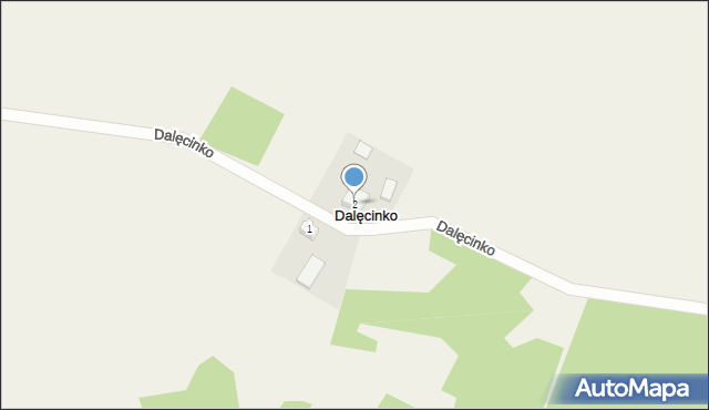 Dalęcinko, Dalęcinko, 2, mapa Dalęcinko