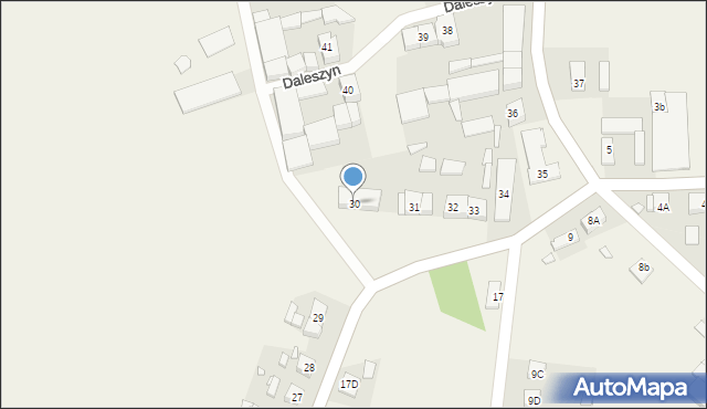 Daleszyn, Daleszyn, 30, mapa Daleszyn