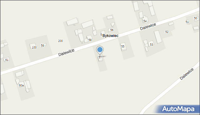 Dalewice, Dalewice, 57, mapa Dalewice
