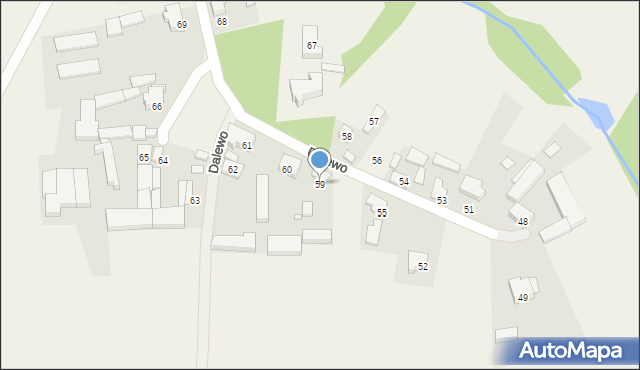 Dalewo, Dalewo, 59, mapa Dalewo
