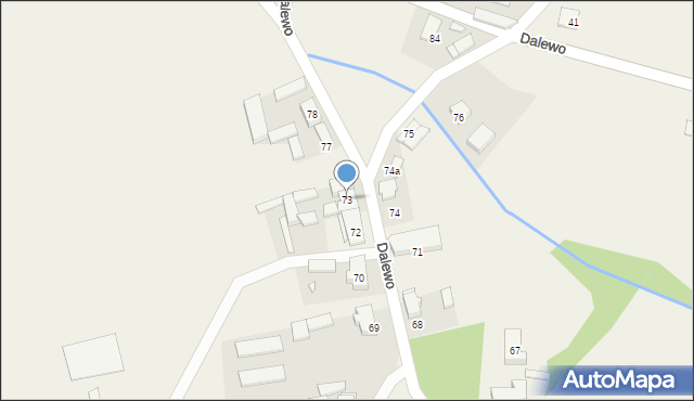 Dalewo, Dalewo, 73, mapa Dalewo