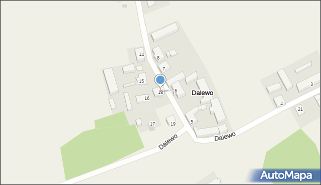 Dalewo, Dalewo, 18, mapa Dalewo