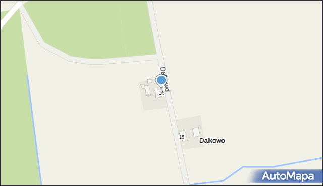 Dalkowo, Dalkowo, 16, mapa Dalkowo