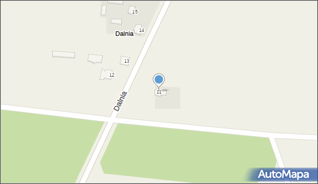 Dalnia, Dalnia, 11, mapa Dalnia