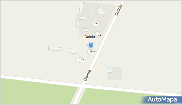 Dalnia, Dalnia, 13, mapa Dalnia