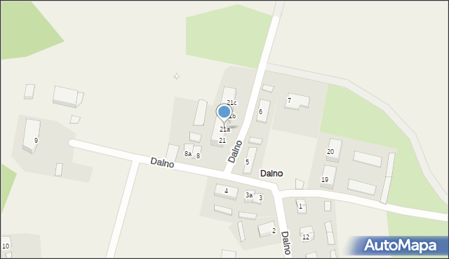 Dalno, Dalno, 21a, mapa Dalno