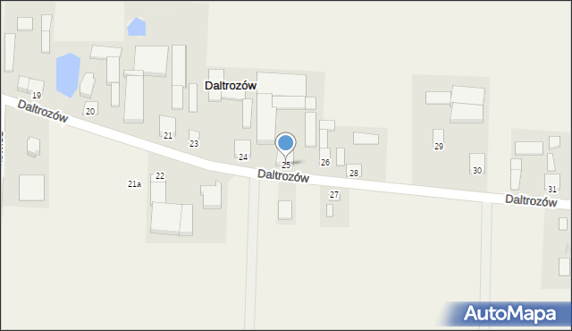 Daltrozów, Daltrozów, 25, mapa Daltrozów