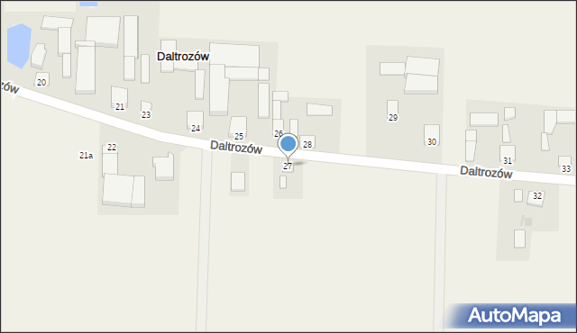 Daltrozów, Daltrozów, 27, mapa Daltrozów