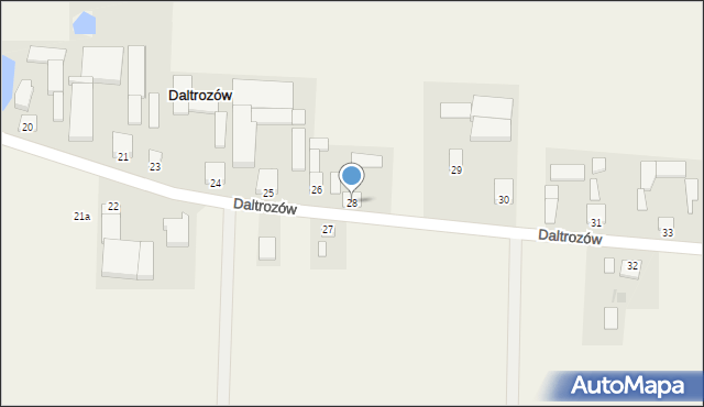 Daltrozów, Daltrozów, 28, mapa Daltrozów