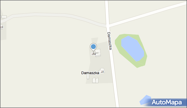 Damaszka, Damaszka, 18a, mapa Damaszka