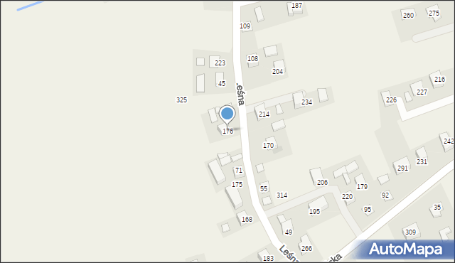 Damienice, Damienice, 176, mapa Damienice