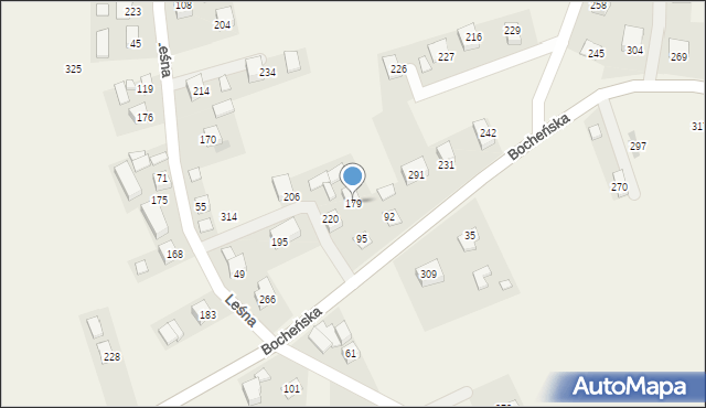 Damienice, Damienice, 179, mapa Damienice