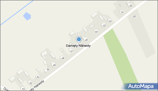 Damięty-Narwoty, Damięty-Narwoty, 46, mapa Damięty-Narwoty