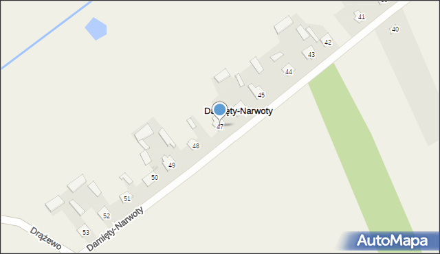 Damięty-Narwoty, Damięty-Narwoty, 47, mapa Damięty-Narwoty