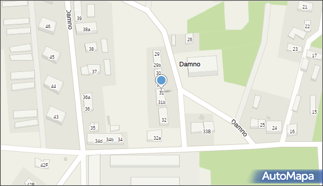 Damno, Damno, 31, mapa Damno