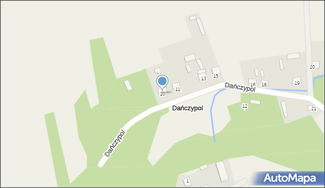 Dańczypol, Dańczypol, 10, mapa Dańczypol