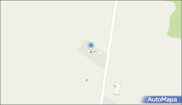 Daniszewo, Daniszewo, 69, mapa Daniszewo