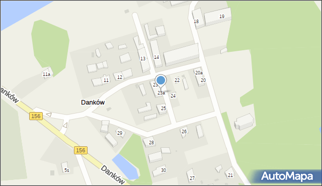 Danków, Danków, 23a, mapa Danków