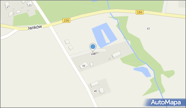 Danków, Danków, 44B, mapa Danków