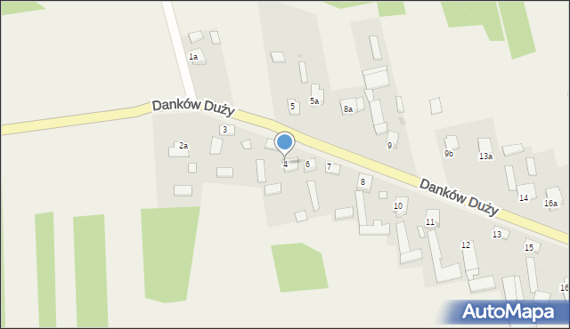 Danków Duży, Danków Duży, 4, mapa Danków Duży