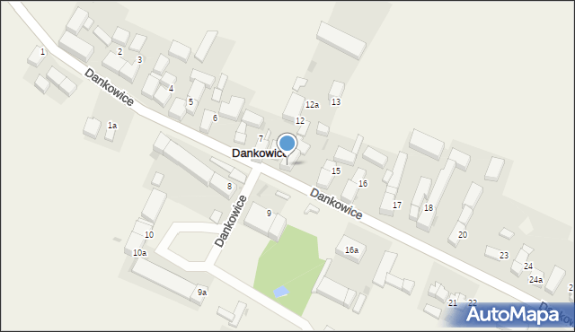 Dankowice, Dankowice, 14, mapa Dankowice