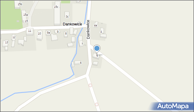 Dankowice, Dankowice, 5, mapa Dankowice