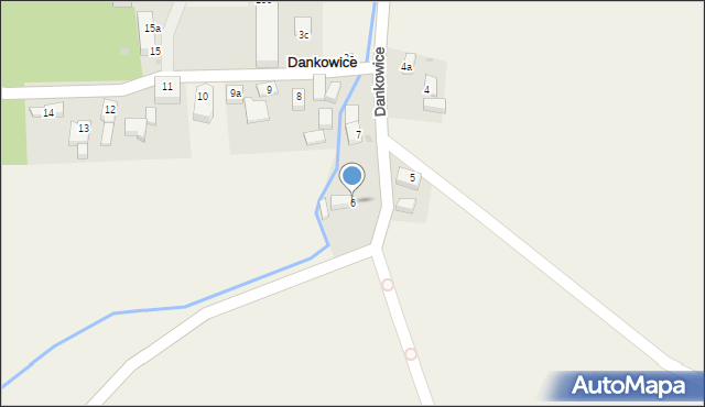 Dankowice, Dankowice, 6, mapa Dankowice