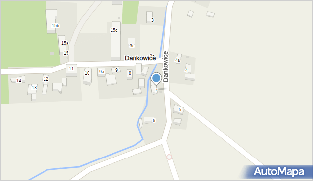 Dankowice, Dankowice, 7, mapa Dankowice