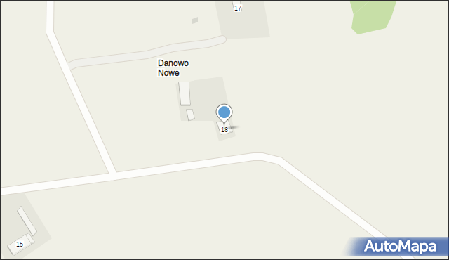 Danowo, Danowo, 18, mapa Danowo