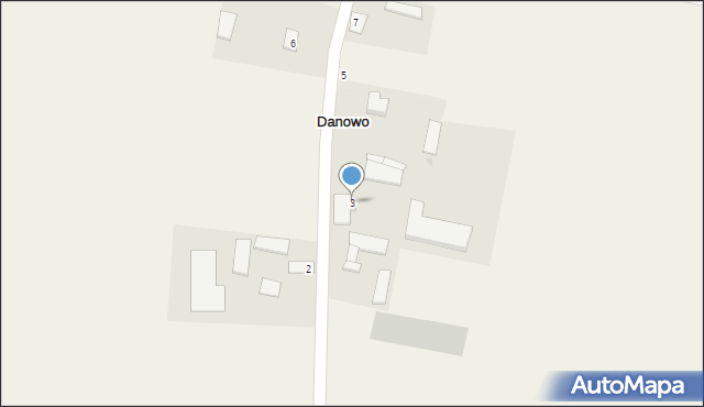 Danowo, Danowo, 3, mapa Danowo