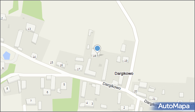 Dargikowo, Dargikowo, 18a, mapa Dargikowo