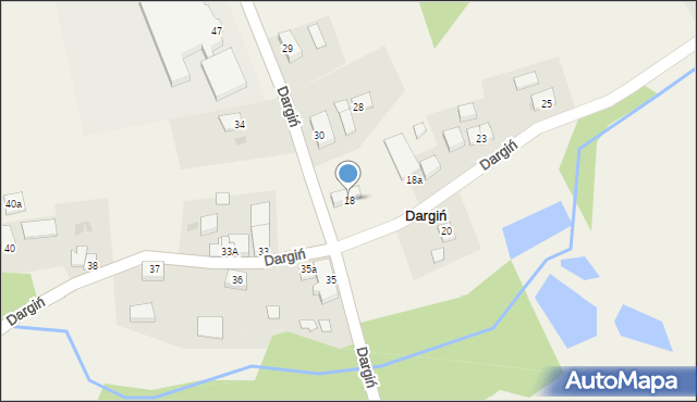 Dargiń, Dargiń, 18, mapa Dargiń