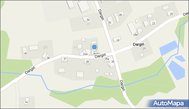 Dargiń, Dargiń, 33, mapa Dargiń