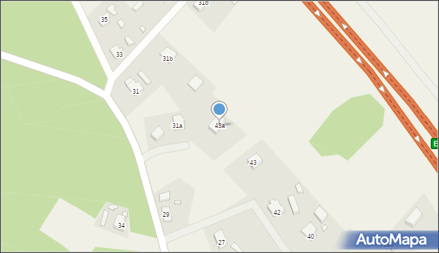 Dargobądz, Dargobądz, 43a, mapa Dargobądz