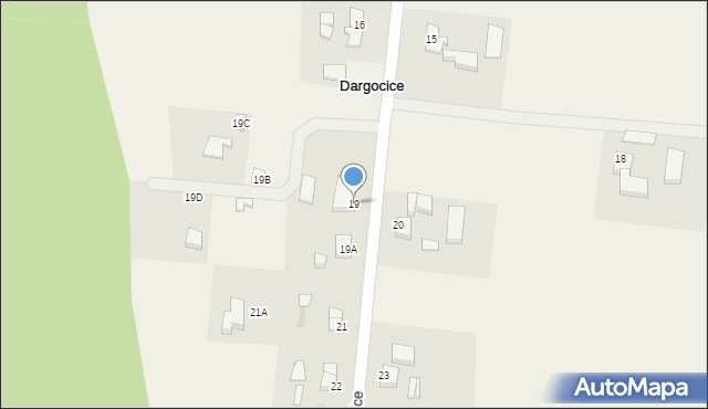 Dargocice, Dargocice, 19, mapa Dargocice