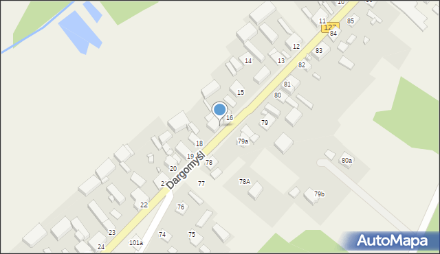 Dargomyśl, Dargomyśl, 17, mapa Dargomyśl