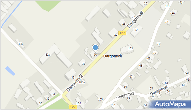 Dargomyśl, Dargomyśl, 30, mapa Dargomyśl