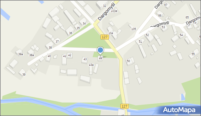 Dargomyśl, Dargomyśl, 44, mapa Dargomyśl