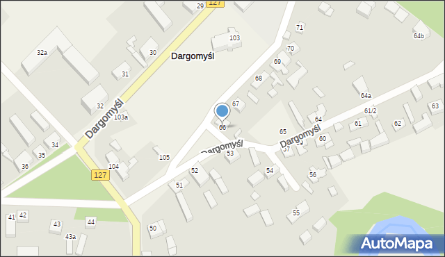 Dargomyśl, Dargomyśl, 66, mapa Dargomyśl