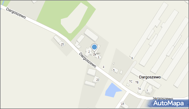 Dargoszewo, Dargoszewo, 2a, mapa Dargoszewo