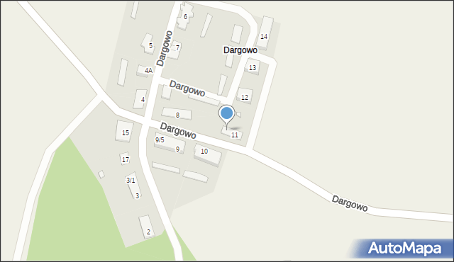 Dargowo, Dargowo, 11/2, mapa Dargowo