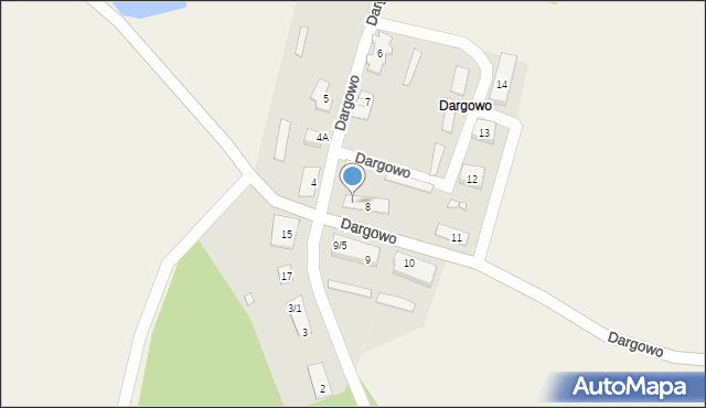 Dargowo, Dargowo, 8/1, mapa Dargowo