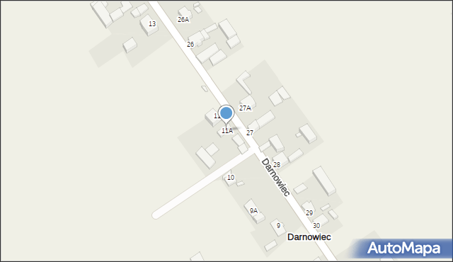 Darnowiec, Darnowiec, 11A, mapa Darnowiec