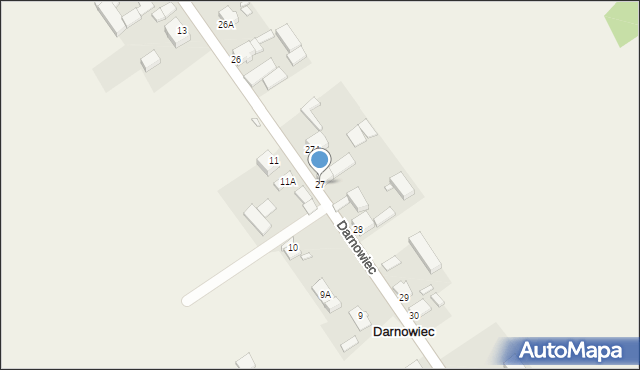 Darnowiec, Darnowiec, 27, mapa Darnowiec